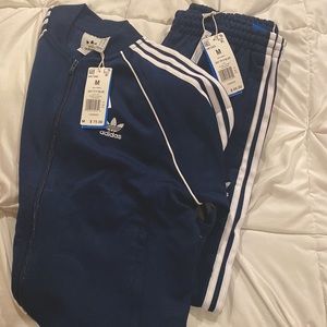 Brand New with tags.. Adidas Navy Track Suit .. Men’s Medium